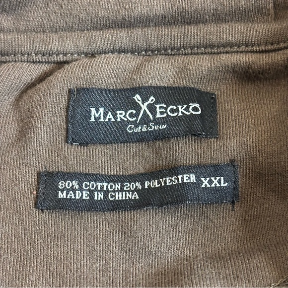 MARC ECKO Cut & Sew Zip Up Thick Hoodie Men’s Size XXL Skull W/ Birds Sweatshirt - Picture 5 of 10